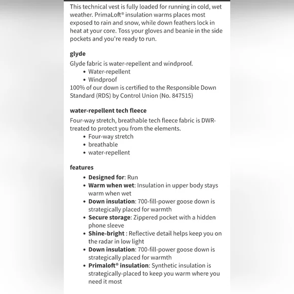 Down for it all vest in Shine Night Sea - Picture 3 of 13